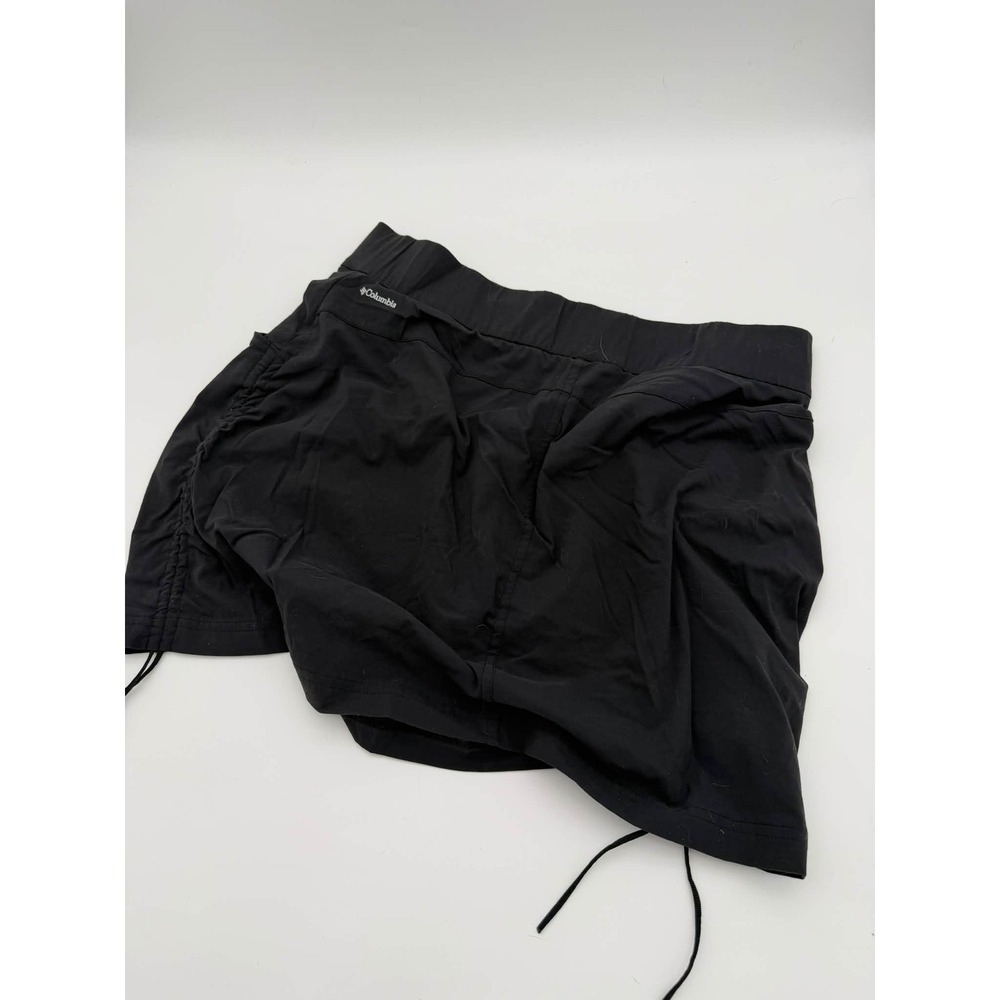 Columbia XL Black Omni Shield Skort Hiking Athletic Outdoor Ruched Drawstring